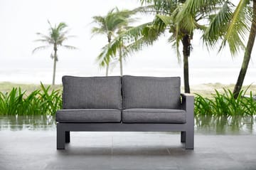 Palau 2-seter Sofa Venstre - Grå - Hagemøbler & utemiljø - Loungemøbler - Loungesofaer