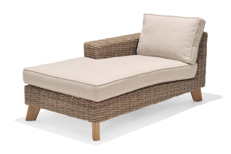 Sofa Bahamas med Armlene Høyre - Beige - Loungesofaer - Utesofa