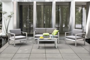 Tirrena Sofa 142 cm - Grå - Hagemøbler & utemiljø - Loungemøbler - Loungesofaer