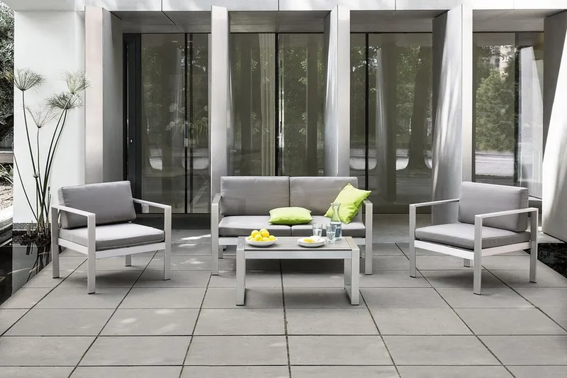 Tirrena Sofa 142 cm - Grå - Hagemøbler & utemiljø - Loungemøbler - Loungesofaer