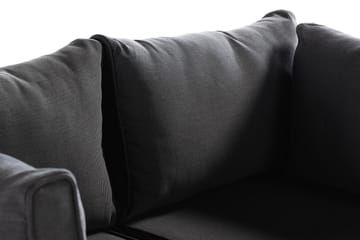 Wisconsin Loungesofa med Armstøtte 2-seters - Glass/Kunstrotting/Sand - Hagemøbler & utemiljø - Balkong & terrasse - Balkongmøbler - Balkongsofa