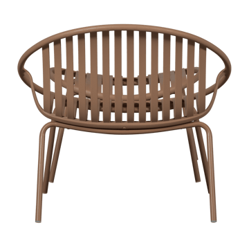 Loungestol + fotskammel Bruce utendørs - Lakserosa - Hagemøbler & utemiljø - Loungemøbler - Loungestol utendørs