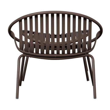 Loungestol + fotskammel Bruce utendørs - Lilla/Brun - Hagemøbler & utemiljø - Loungemøbler - Loungestol utendørs