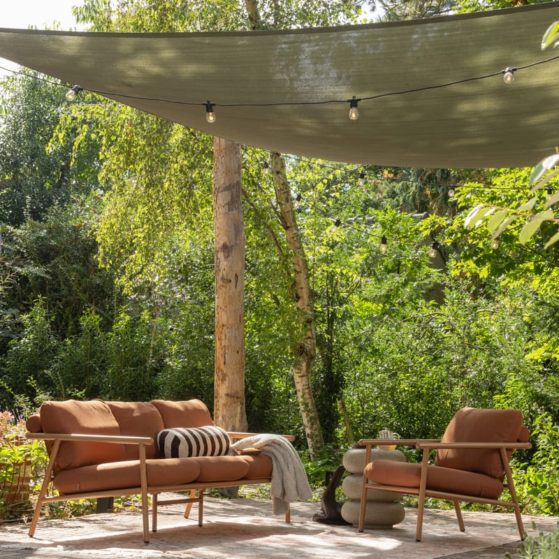 Loungestol Cavero 87 cm utendørs - Terra - Hagemøbler & utemiljø - Loungemøbler - Loungestol utendørs