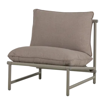 Loungestol Elvo 82 cm utendørs - Sand - Hagemøbler & utemiljø - Loungemøbler - Loungestol utendørs
