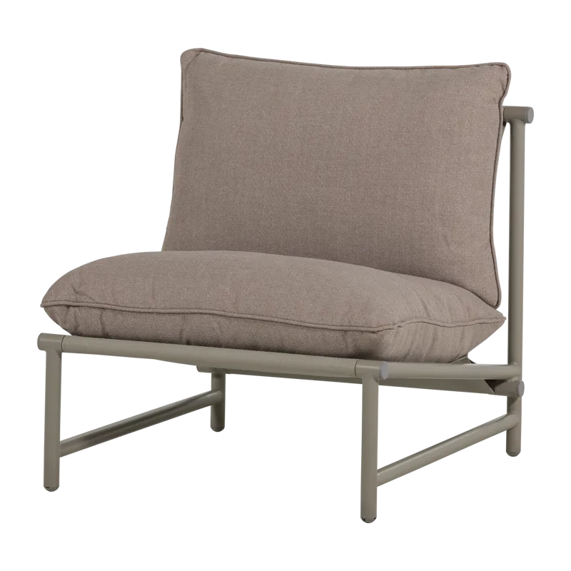 Loungestol Elvo 82 cm utendørs, Sand