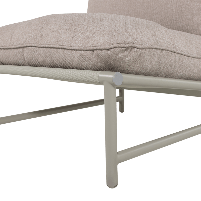 Loungestol Elvo 82 cm utendørs - Sand - Hagemøbler & utemiljø - Loungemøbler - Loungestol utendørs