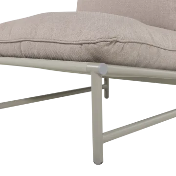 Loungestol Elvo 82 cm utendørs - Sand - Hagemøbler & utemiljø - Loungemøbler - Loungestol utendørs