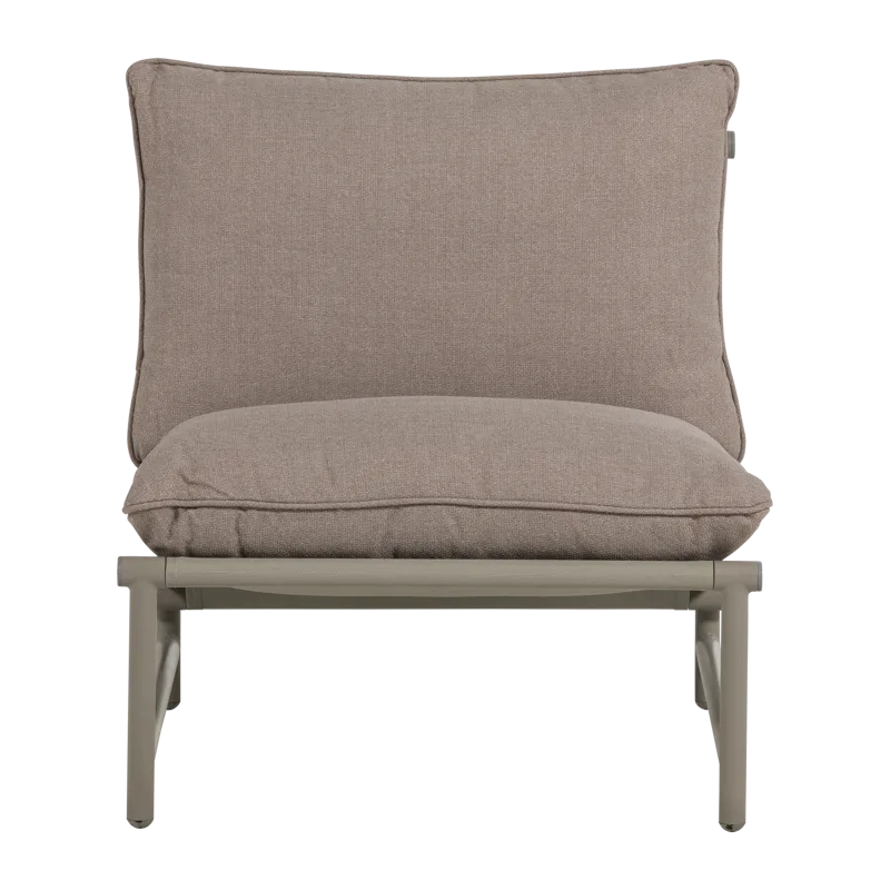 Loungestol Elvo 82 cm utendørs - Sand - Hagemøbler & utemiljø - Loungemøbler - Loungestol utendørs