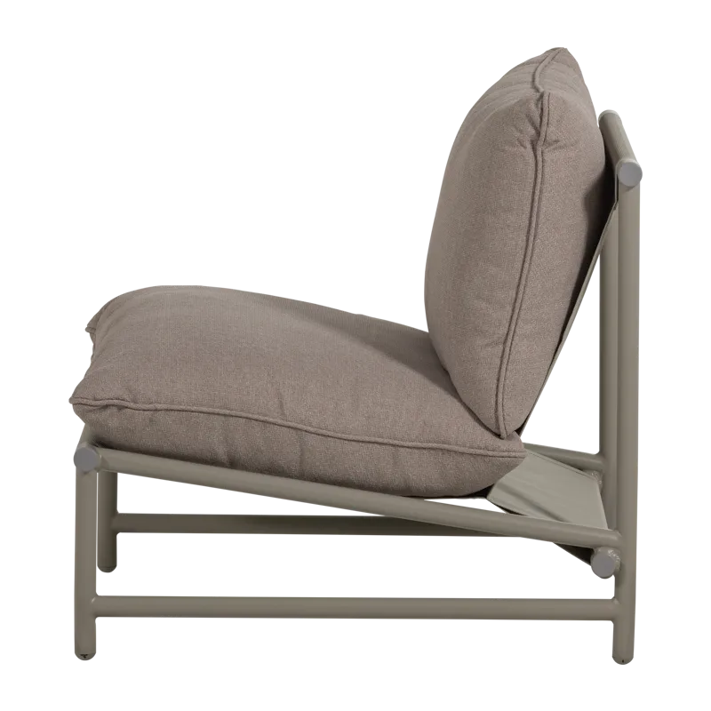 Loungestol Elvo 82 cm utendørs - Sand - Hagemøbler & utemiljø - Loungemøbler - Loungestol utendørs