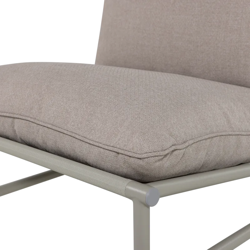 Loungestol Elvo 82 cm utendørs - Sand - Hagemøbler & utemiljø - Loungemøbler - Loungestol utendørs