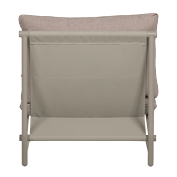 Loungestol Elvo 82 cm utendørs - Sand - Hagemøbler & utemiljø - Loungemøbler - Loungestol utendørs