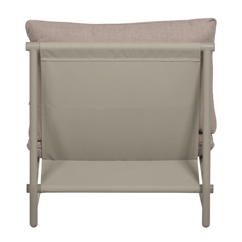 Loungestol Elvo 82 cm utendørs - Sand - Hagemøbler & utemiljø - Loungemøbler - Loungestol utendørs