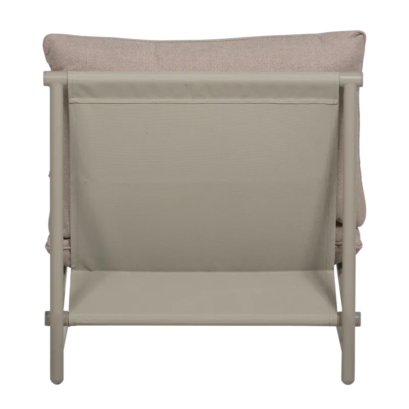 Loungestol Elvo 82 cm utendørs - Sand - Hagemøbler & utemiljø - Loungemøbler - Loungestol utendørs