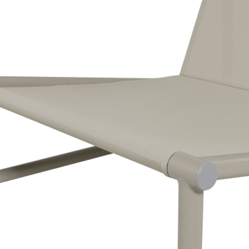 Loungestol Elvo 82 cm utendørs - Sand/Hvit - Hagemøbler & utemiljø - Loungemøbler - Loungestol utendørs