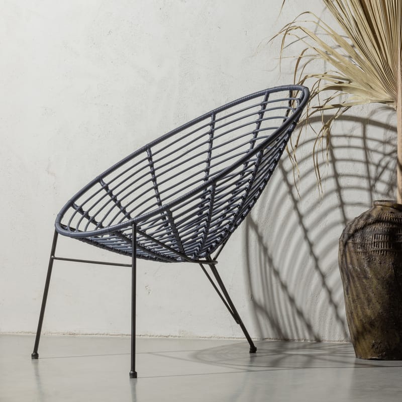 Loungestol Jane 72 cm utendørs - Blekk - Hagemøbler & utemiljø - Loungemøbler - Loungestol utendørs