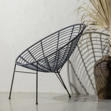 Loungestol Jane 72 cm utendørs - Blekk - Hagemøbler & utemiljø - Loungemøbler - Loungestol utendørs