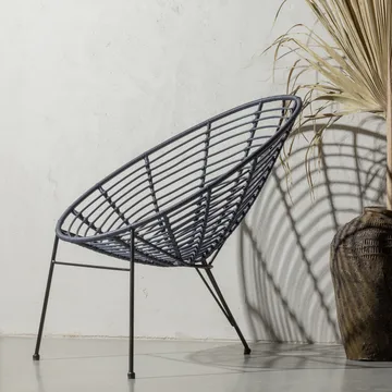 Loungestol Jane 72 cm utendørs - Blekk - Hagemøbler & utemiljø - Loungemøbler - Loungestol utendørs