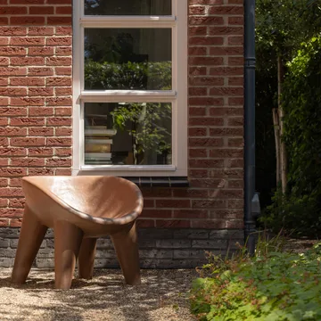 Loungestol Orio utendørs - Rød/Brun - Hagemøbler & utemiljø - Loungemøbler - Loungestol utendørs