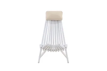 Asta Lenestol - Hvit - Hagemøbler & utemiljø - Loungemøbler - Loungestol utendørs