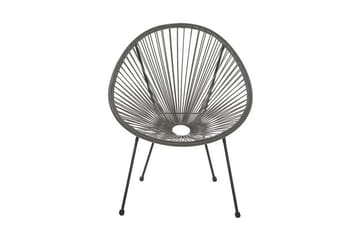 Cayaco Stol - Kunstrotting/Mørkegrå - Hagemøbler & utemiljø - Loungemøbler - Loungestol utendørs