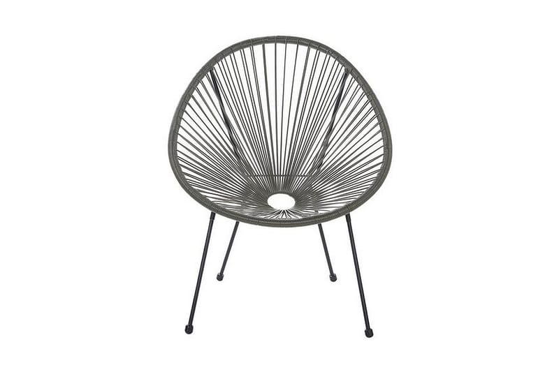 Cayaco Stol - Kunstrotting/Mørkegrå - Hagemøbler & utemiljø - Loungemøbler - Loungestol utendørs