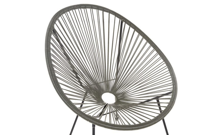 Cayaco Stol - Kunstrotting/Mørkegrå - Hagemøbler & utemiljø - Loungemøbler - Loungestol utendørs