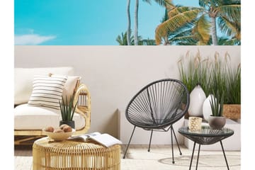 Cayaco Stol - Kunstrotting/Svart - Hagemøbler & utemiljø - Loungemøbler - Loungestol utendørs