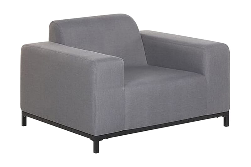 Hughen Lenestol 2-pk, Grå / Svart