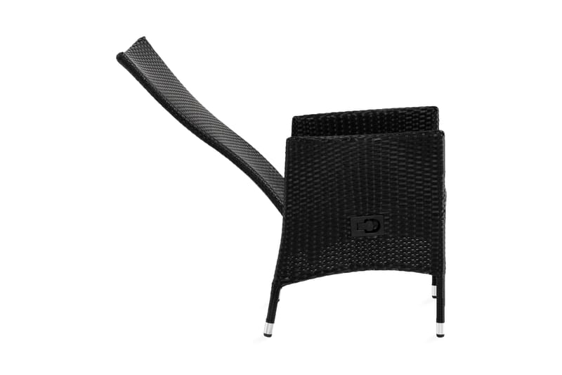 Jenny Lenestol Justerbar Svart - Svart - Hagemøbler & utemiljø - Loungemøbler - Loungestol utendørs