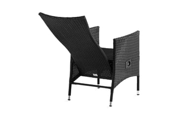 Jenny Lenestol Justerbar Svart - Svart - Hagemøbler & utemiljø - Loungemøbler - Loungestol utendørs