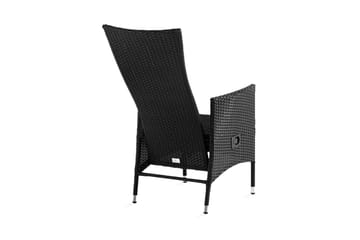 Jenny Lenestol Justerbar Svart - Svart - Hagemøbler & utemiljø - Loungemøbler - Loungestol utendørs