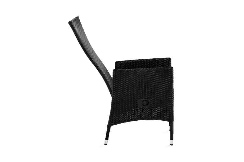 Jenny Lenestol Justerbar Svart - Svart - Hagemøbler & utemiljø - Loungemøbler - Loungestol utendørs