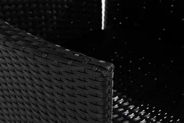 Jenny spisestol utendørs justerbar – justerbar utendørs lenestol i kunstrotting - Svart - Hagemøbler & utemiljø - Loungemøbler - Loungestol utendørs