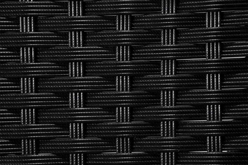 Jenny spisestol utendørs justerbar – justerbar utendørs lenestol i kunstrotting - Svart - Hagemøbler & utemiljø - Loungemøbler - Loungestol utendørs