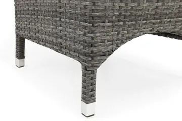 Lenestol Thor Lyx m Armleder - Grå/Aintwood - Hagemøbler & utemiljø - Loungemøbler - Loungestol utendørs