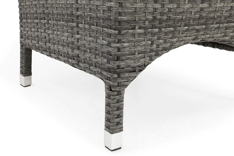 Lenestol Thor Lyx m Armleder - Grå/Aintwood - Hagemøbler & utemiljø - Loungemøbler - Loungestol utendørs