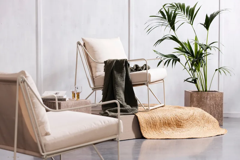 Lenestol Usteryd - Grå - Hagemøbler & utemiljø - Loungemøbler - Loungestol utendørs