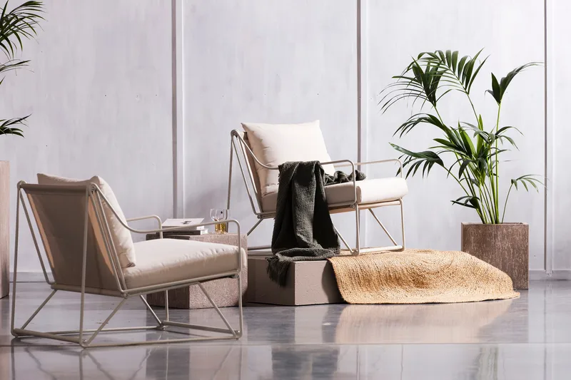 Lenestol Usteryd - Grå - Hagemøbler & utemiljø - Loungemøbler - Loungestol utendørs