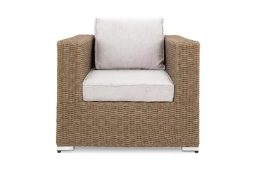 Marcus Loungelenestol m Pute - Natur - Hagemøbler & utemiljø - Loungemøbler - Loungestol utendørs