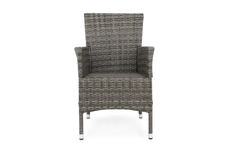 Thor utefåtölj – loungelenestol utemøbler i kunstrotting - Svart / grå - Hagemøbler & utemiljø - Loungemøbler - Loungestol utendørs