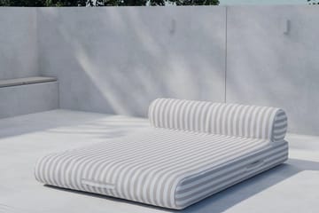 Redang solseng utendørs - Beige og hvite striper - Hagemøbler & utemiljø - Loungemøbler - Solseng