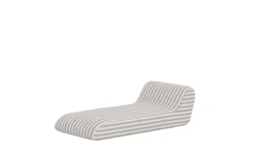 Redang solseng utendørs - Beige og hvite striper - Hagemøbler & utemiljø - Loungemøbler - Solseng