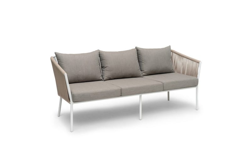 Sofa Hillerstorp Lersund Hvit/Beige, Hvit/Beige