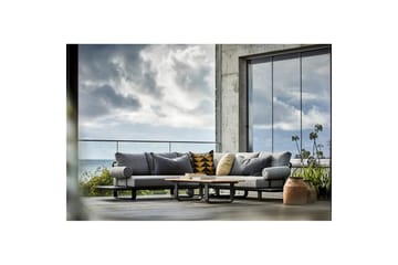 Sofa Hillerstorp Skagenäs Hjørne Grå - Hagemøbler & utemiljø - Loungemøbler - Loungegrupper