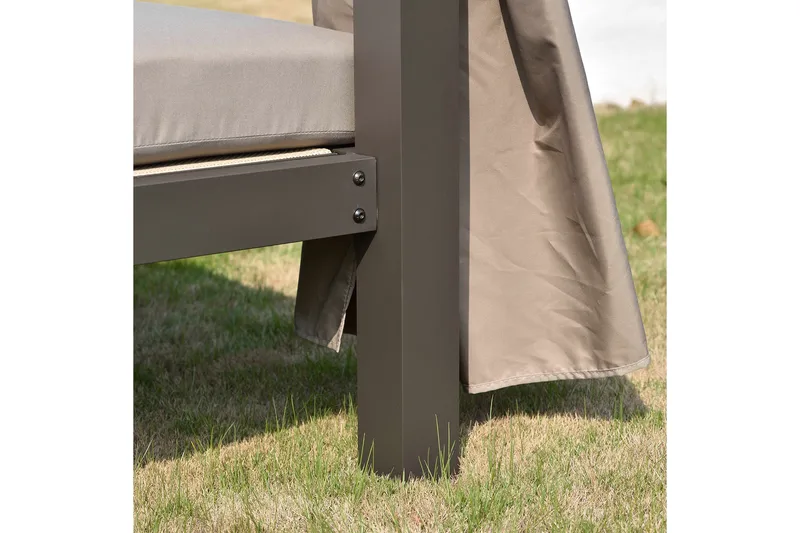 Marokko solseng - Mørkebrun/Beige - Hagemøbler & utemiljø - Loungemøbler - Solseng