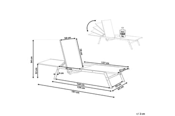 Solseng Vernazza - Hagemøbler & utemiljø - Stoler & Lenestoler - Solsenger & solvogner