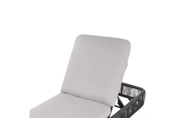 Solstol Osini - Grå, svart - Hagemøbler & utemiljø - Stoler & Lenestoler - Solsenger & solvogner