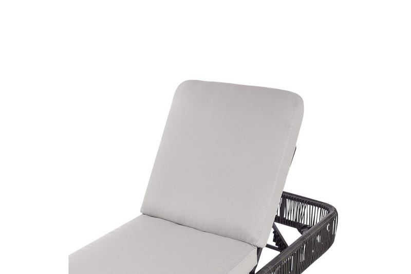 Solstol Osini - Grå, svart - Hagemøbler & utemiljø - Stoler & Lenestoler - Solsenger & solvogner