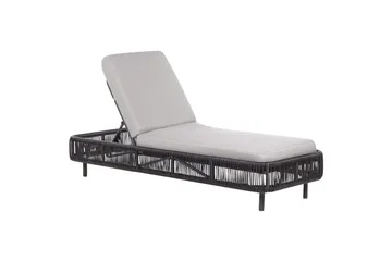 Solstol Osini - Grå, svart - Hagemøbler & utemiljø - Stoler & Lenestoler - Solsenger & solvogner